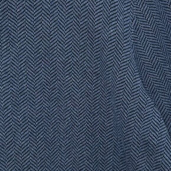 J. McLaughlin 1/4 Zip Pullover Sweater Men's Sz XL Navy Blue Coastal Prep Cotton - Picture 5 of 6